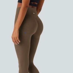 HALARA Women's Chocolate Brown Leggings